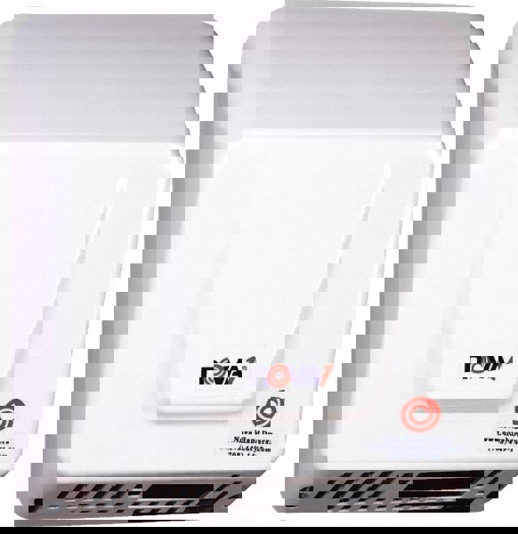 NOVA Hand Dryer, 110-240 V, 9 x 9.75 x 4, Aluminum, White